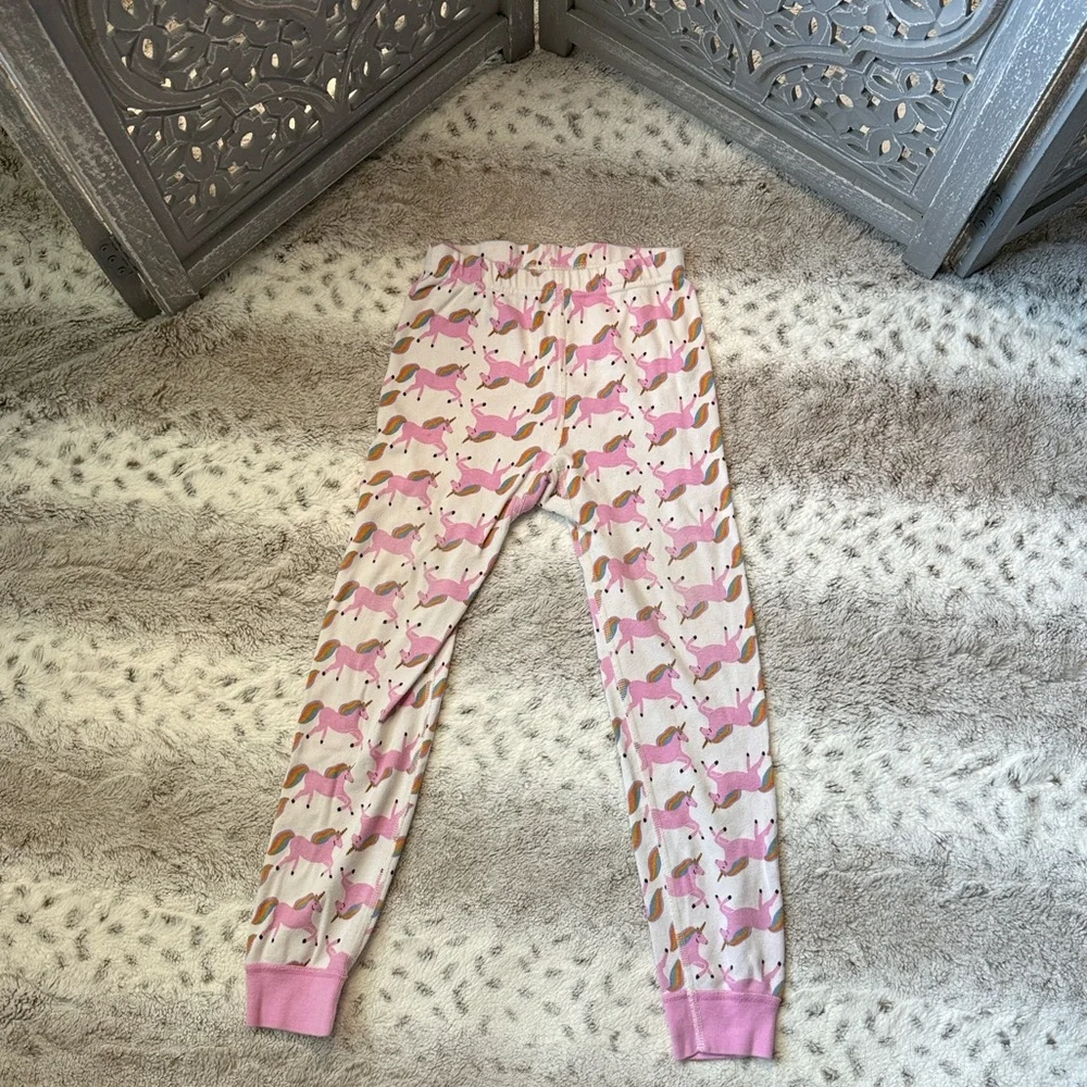 Hanna Andersson Unicorn pajama pants girls size 6 magical pastel girlhoodcore